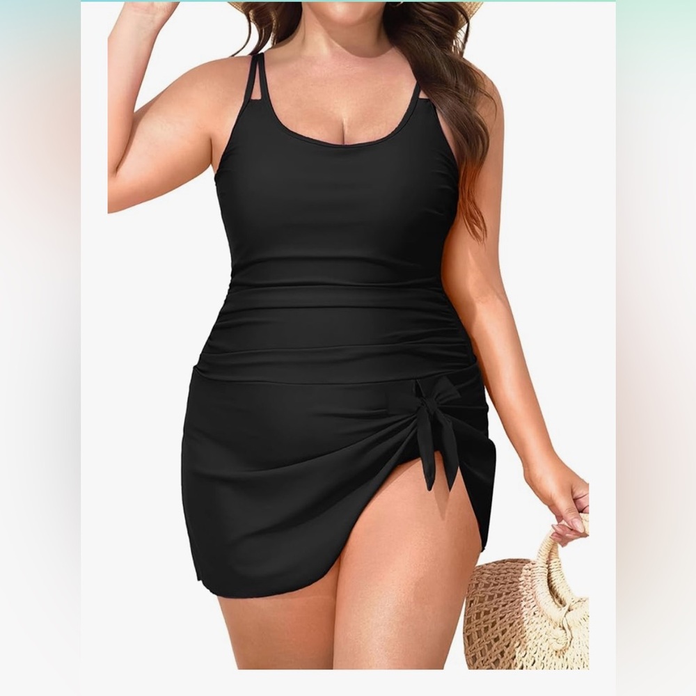 Black Women's Swim Dress